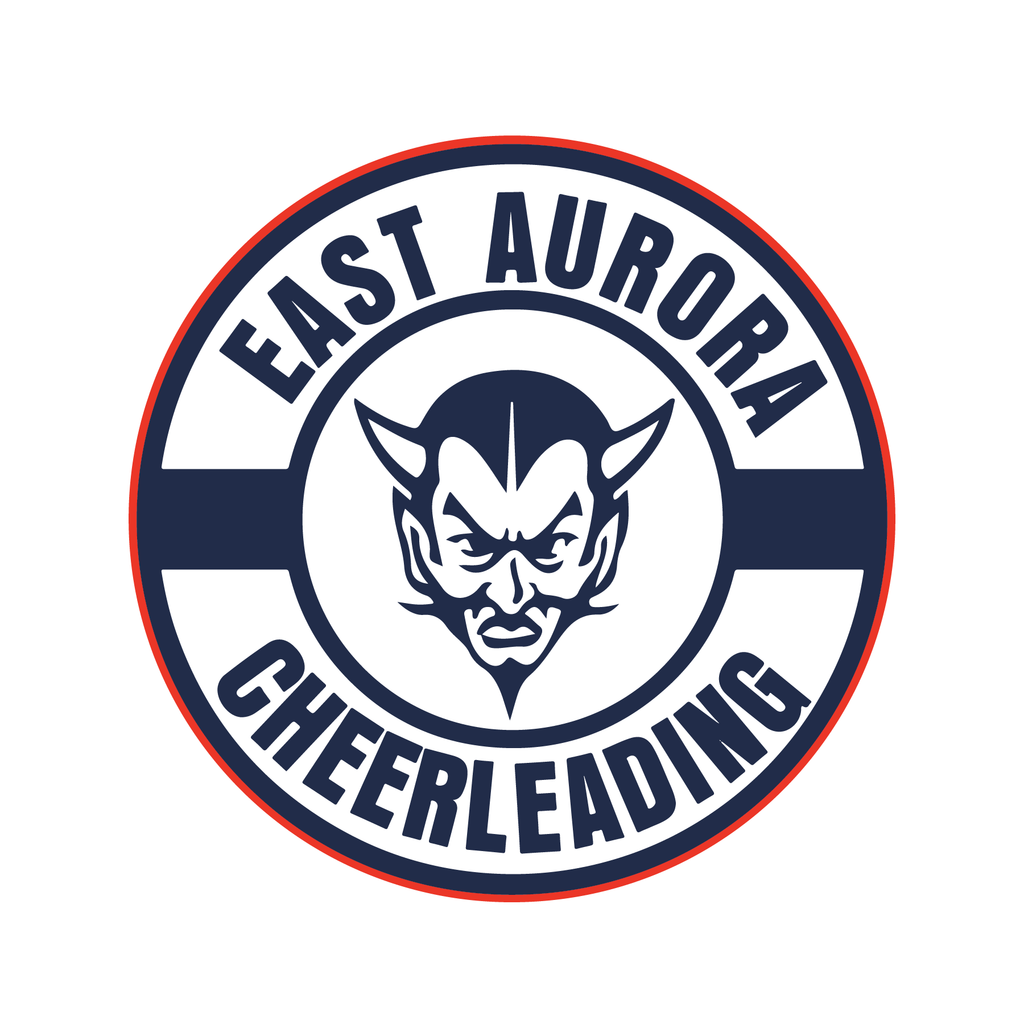 East Aurora Cheerleading Online Tema Store Crossbar Screen Printing and Embroidery