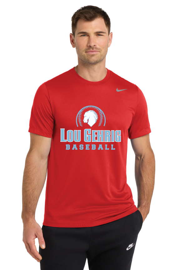 Custom T-Shirts  for Lou Gehrig Iron Horse Baseball