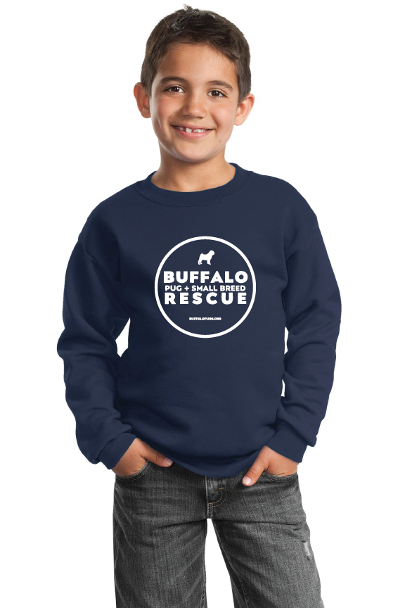 Custom Sweatshirts/Fleece for Buffalo Pug and Small Breed Rescue