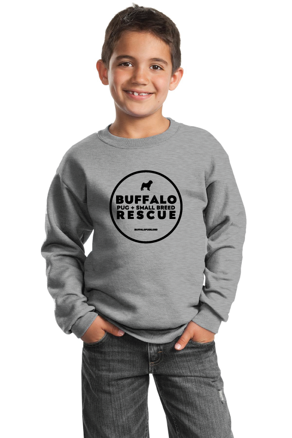 Custom Sweatshirts/Fleece for Buffalo Pug and Small Breed Rescue