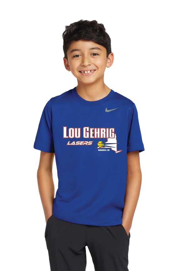 Custom T-Shirts  for Lou Gehrig Lasers Softball