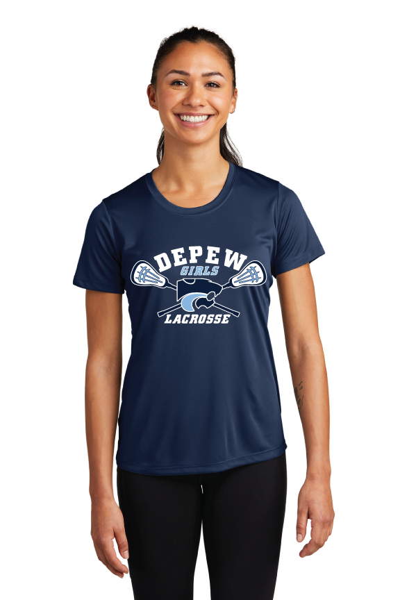 Custom Activewear for Depew Girls Varsity Lacrosse