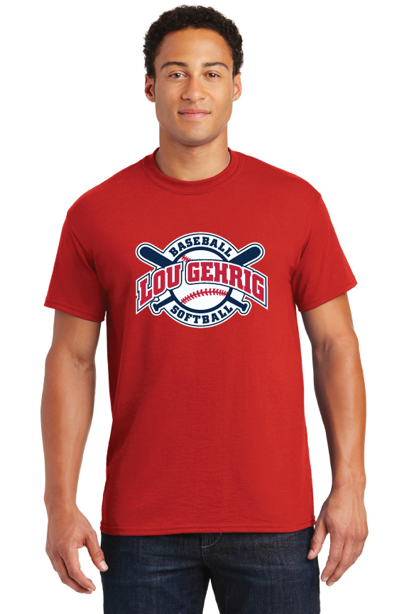 Custom T-Shirts  for Lou Gehrig Baseball and Softball