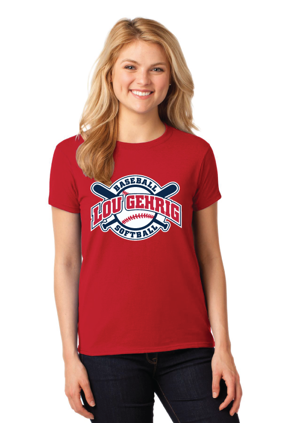 Custom T-Shirts  for Lou Gehrig Baseball and Softball