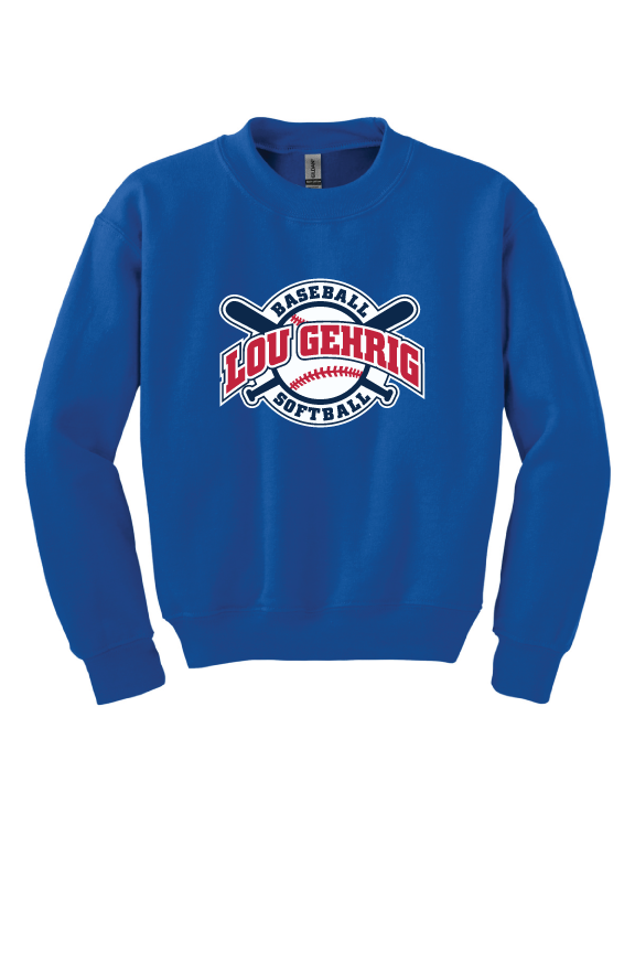 Custom Sweatshirts/Fleece for Lou Gehrig Baseball and Softball