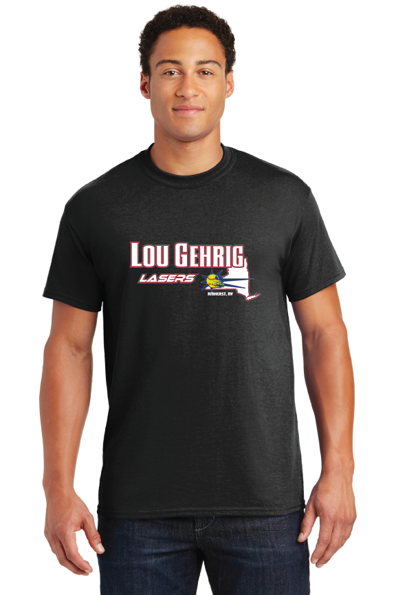Custom T-Shirts  for Lou Gehrig Lasers Softball