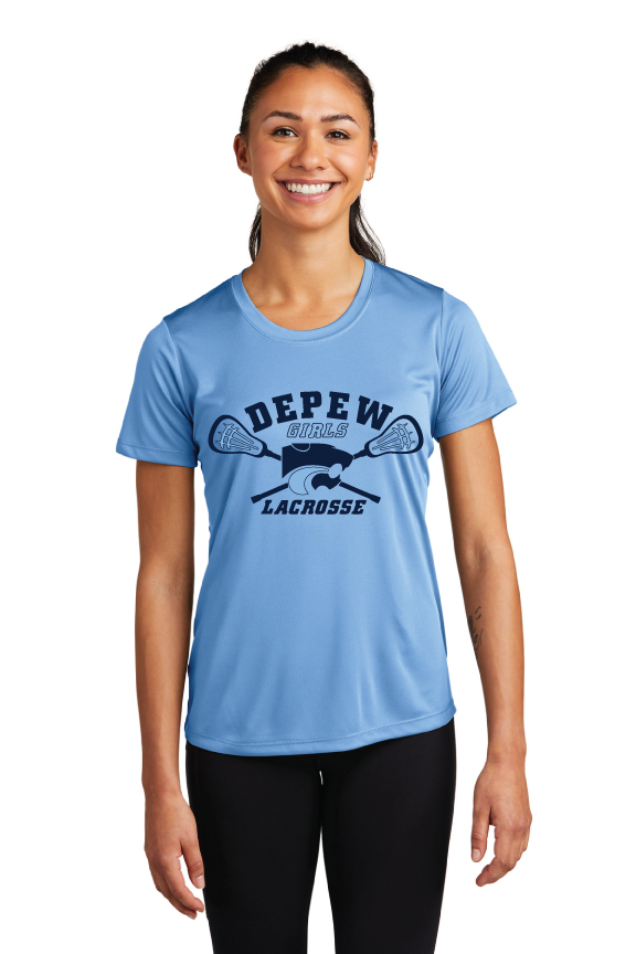 Custom Activewear for Depew Girls Varsity Lacrosse
