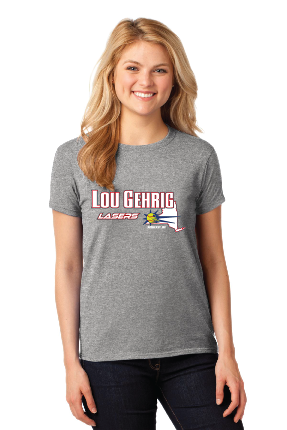 Custom T-Shirts  for Lou Gehrig Lasers Softball