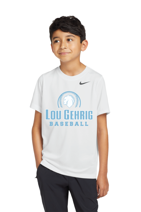 Custom T-Shirts  for Lou Gehrig Iron Horse Baseball