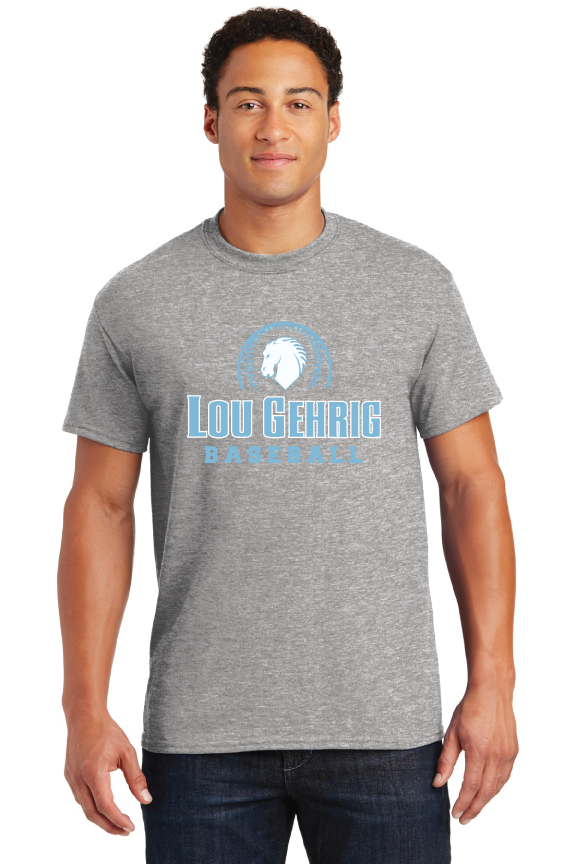 Custom T-Shirts  for Lou Gehrig Iron Horse Baseball