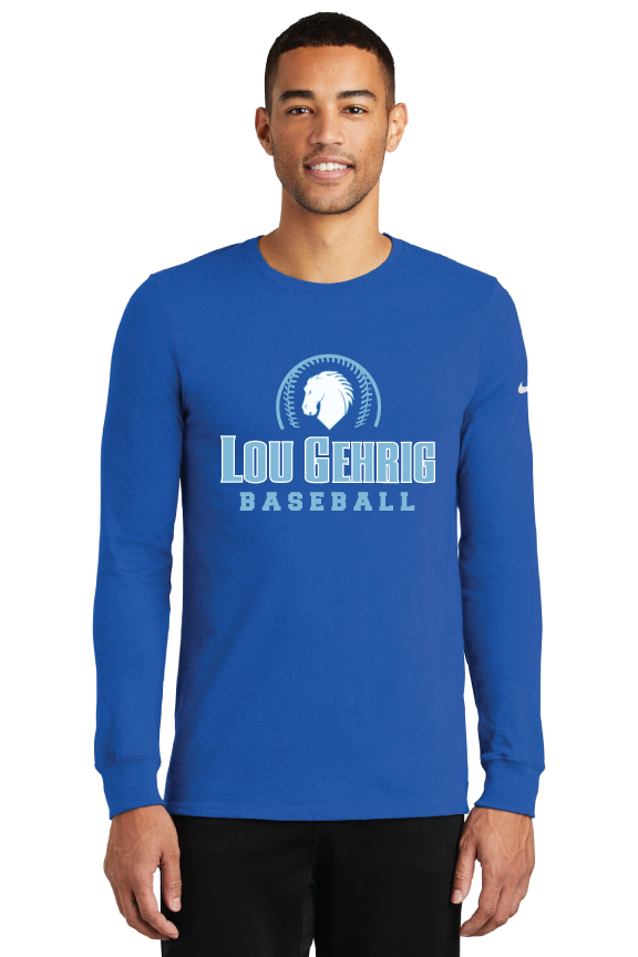 Custom T-Shirts  for Lou Gehrig Iron Horse Baseball