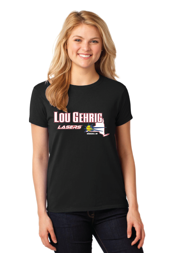Custom T-Shirts  for Lou Gehrig Lasers Softball