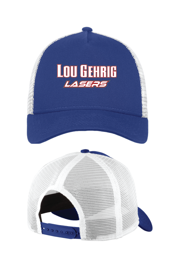 Custom Caps for Lou Gehrig Lasers Softball